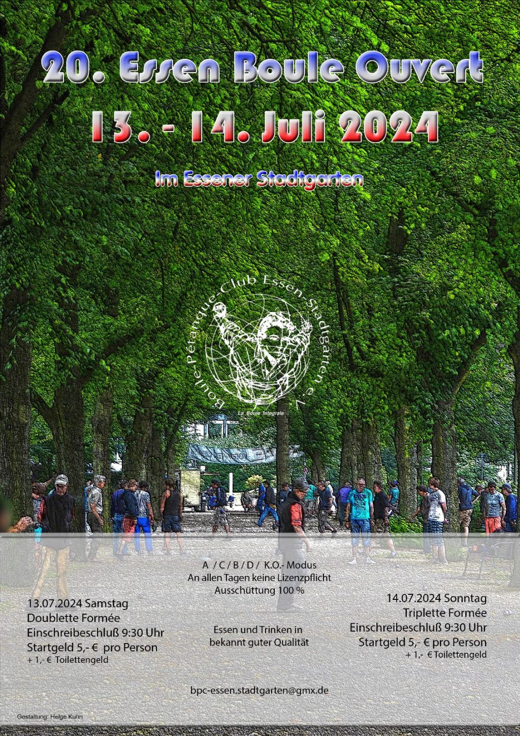 Boule Ouvert Zeitleiste